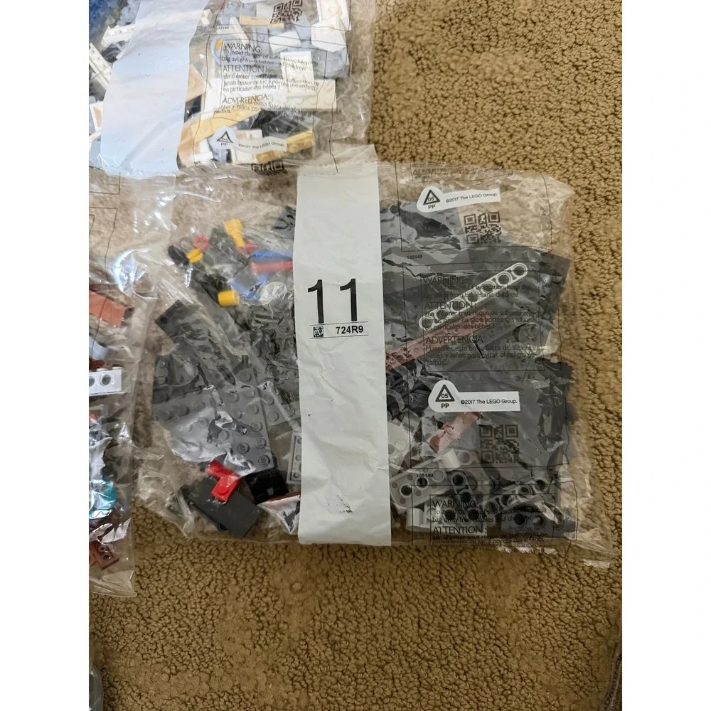 LEGO 724R9 labeled Replacement lot of 5 Bags  #3 7 8 11 12 technics? Ninjago? - Picture 5 of 11